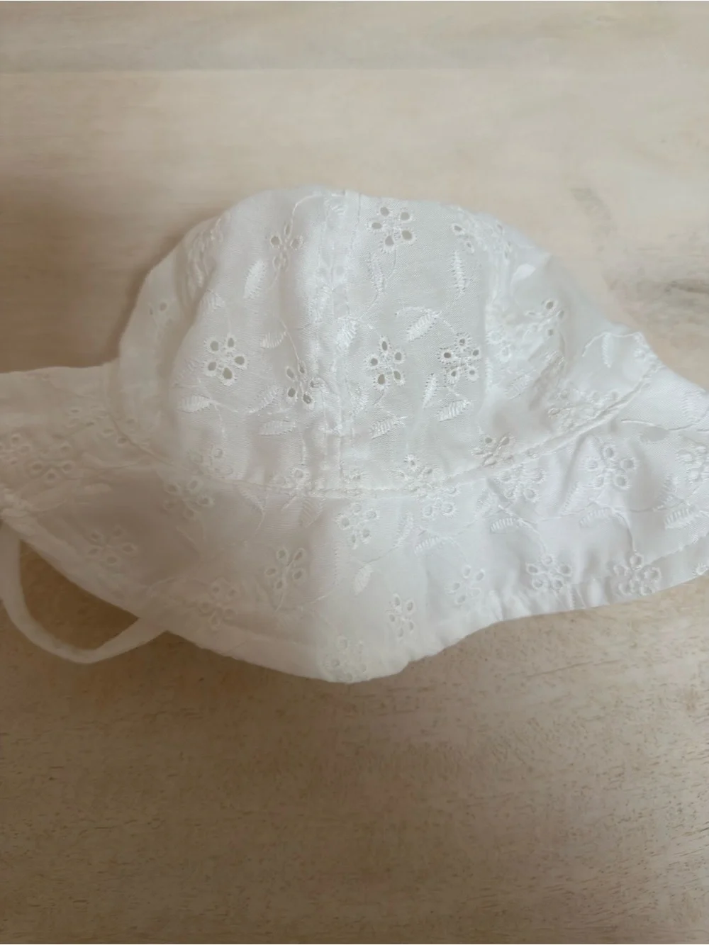 Carter’s White Eyelet Bucket Hat